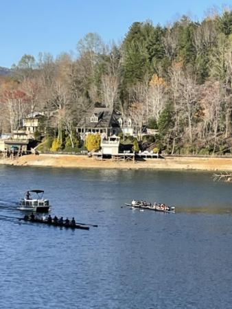 Rowers in Lake Lure