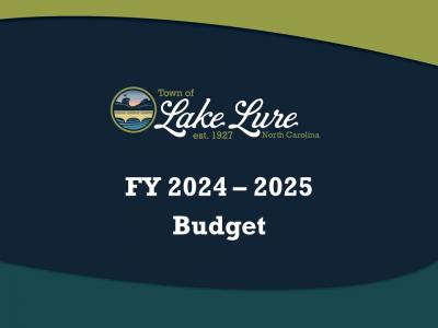 FY2024-2025 Budget Sign