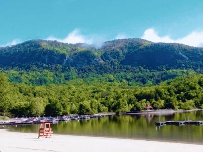 Lake Lure on 4/28/23 from the Beach