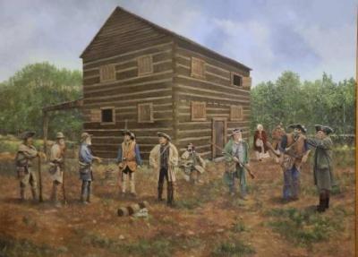 Painitning of Rusell Fort
