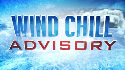 Wind Chill Advisory sign