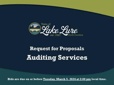 Sign - Request for Proposals - Auditing Services