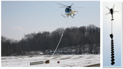Photo of Duke Energy Tree Removal by Helicopter