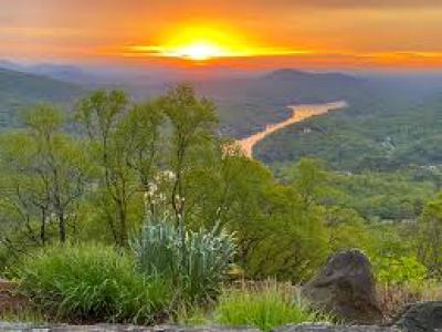Sunrise over Lake Lure