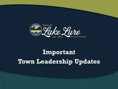 Important Leadership Updates Sign