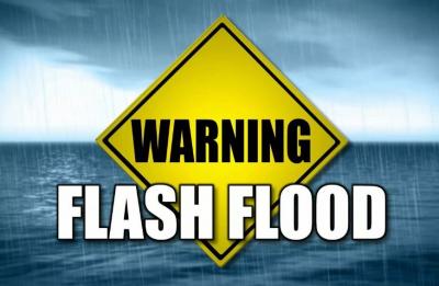 Flash Flood Warning Sign