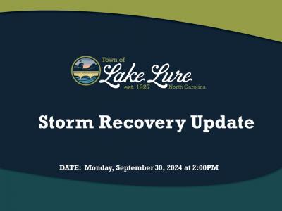 Lake Level Storm Recovery Update
