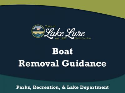 Boat Removal Guidance