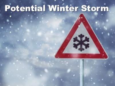 Potential Winter Storm Sign