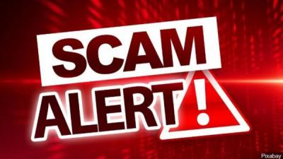 Scam Alert sign