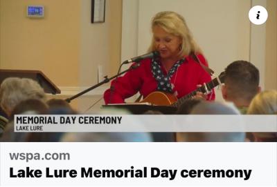 Lake Lure Memorial Day Program