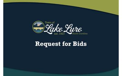 Request for Bids sign