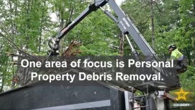 Private Property Debris Removal Photo