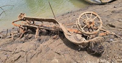 Model T found in Lake Lure when lake was lowered by 30 feet.