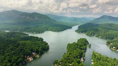Aerial View of Lake Lure