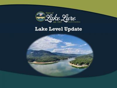 Lake Level Update Lake Level Update