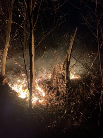 Fire on Shumont Mountain 