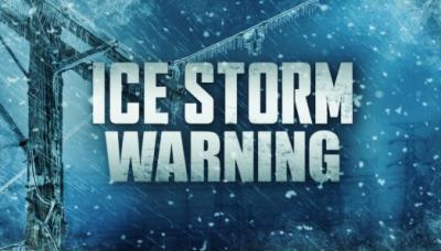 Ice Storm Warning Sign Ice Storm Warning Sign