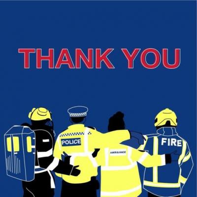 Thank you first responders Thank you first responders