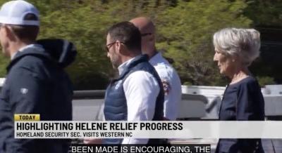 DHS Secretary visits Lake Lure