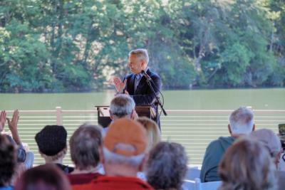 Governor Stein in Lake Lure Governor Stein in Lake Lure