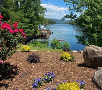 Lake Lure Entrance in Bloom Lake Lure Entrance in Bloom