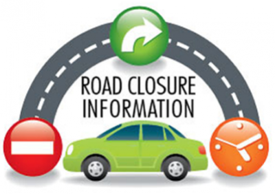 Road Closure information SIgn Road Closure information SIgn