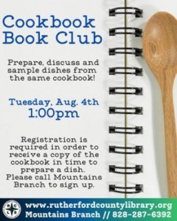 Mountains Branch Library - Cook Book Club - 080426 at 1:00 PM