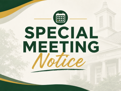 special meeting notice sign special meeting notice sign