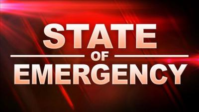 State of Emergency Sign