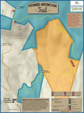 Youngs Mountain Trail Map