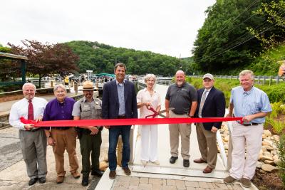 June 11, 2021 Lake Lure Boardwalk and Marina Ribbon Cutting Ceremony 