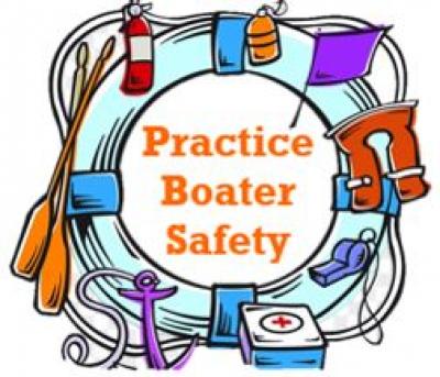 Practice Boater Safety Sign