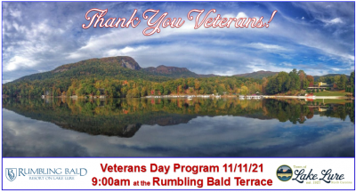 2021 Veterans Day Program Banner