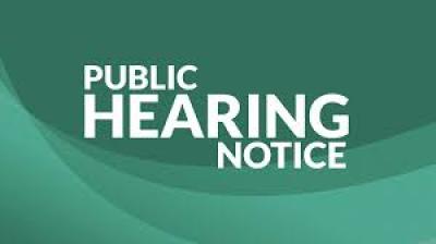 Public Hearing Sign