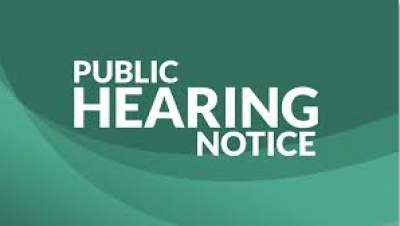 Public Hearing Notice Banner