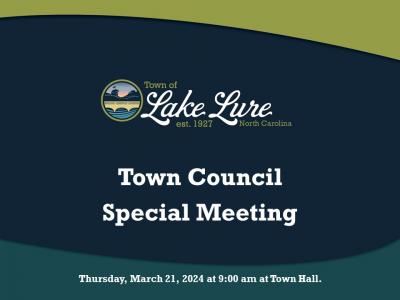 Special Meeting Sign