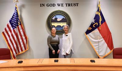 4/0/24 Olivia Steman's Swearing in with Mayor Carol Pritchett