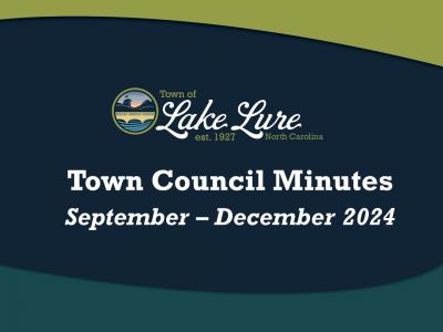 Town Council Minutes Sign