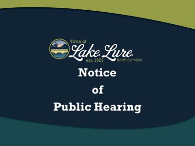 Notice of Public Hearing sign
