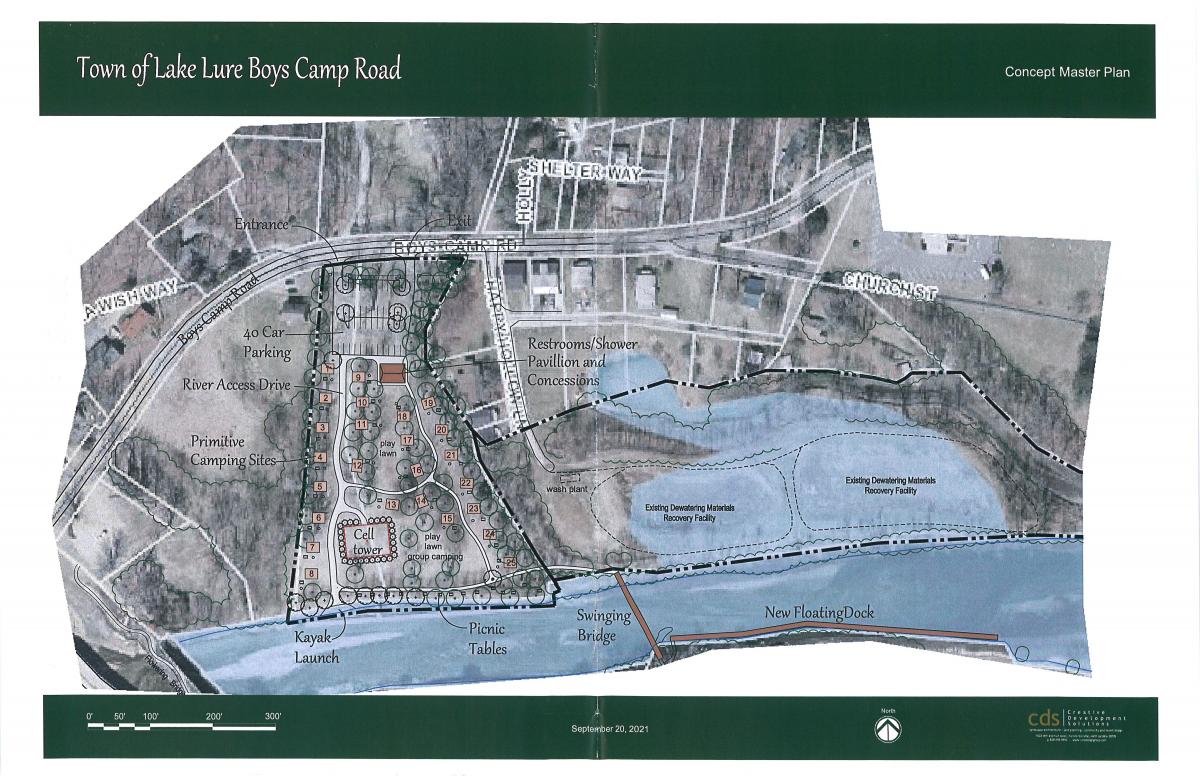 Boys Camp Road - Concept Master Plan for Camp Ground and Cell Tower