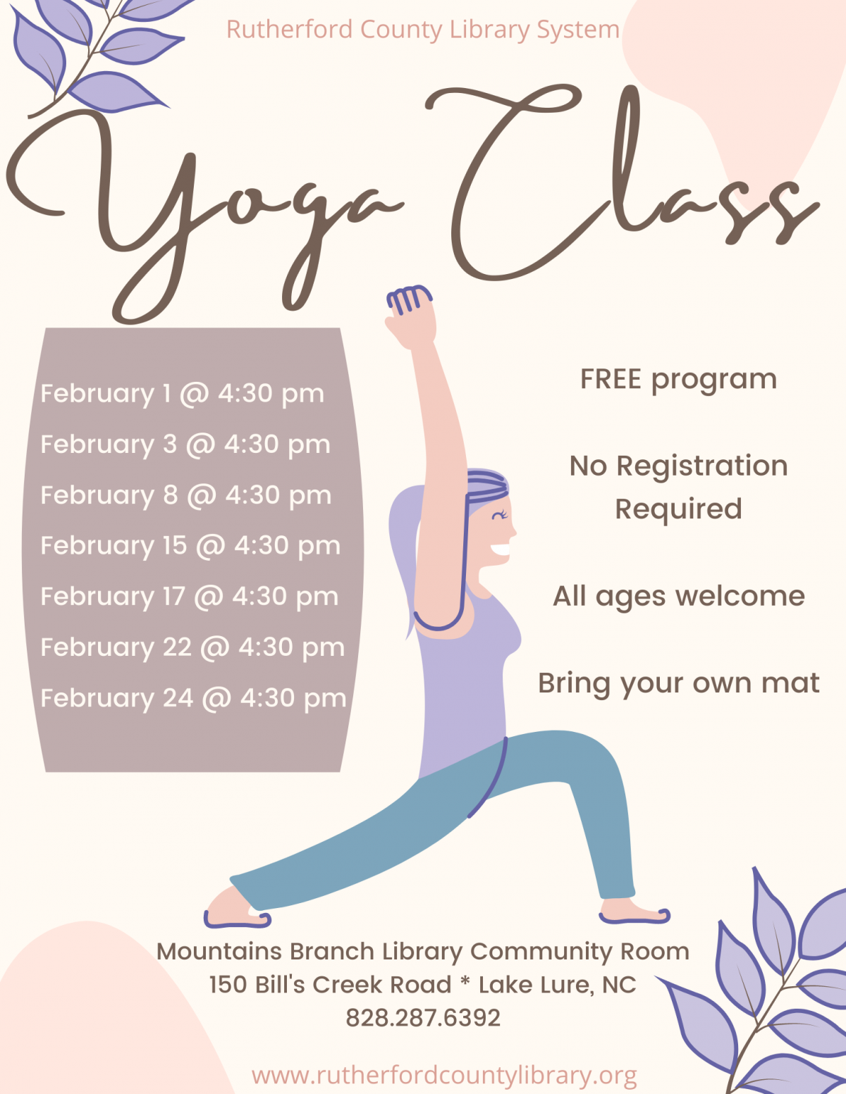 Free Yoga Sign 