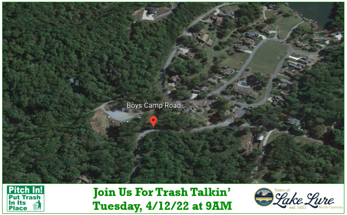 Join Us for Trash Talkin' Sign 