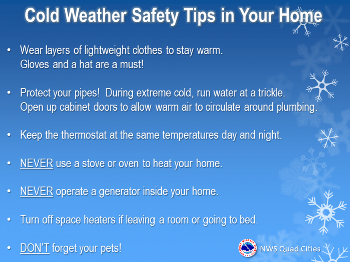 Cold Weather Safety Tips