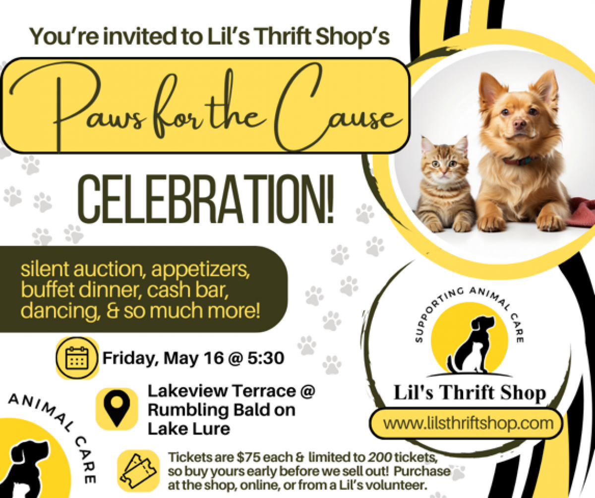 Paws for the Cause Celebration - May 16, 2024 at 5:30PM