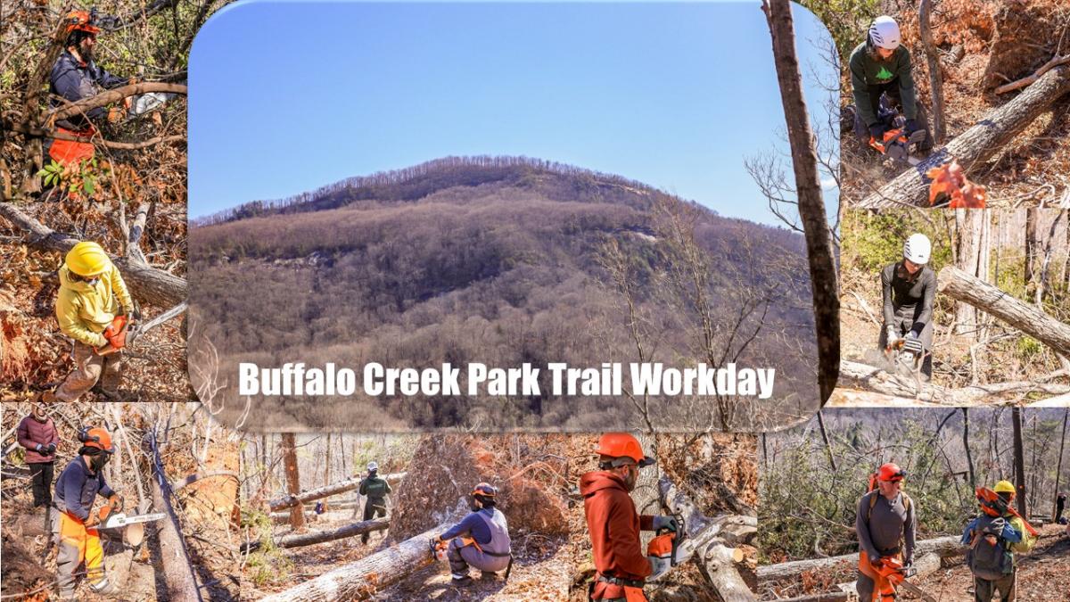 Buffalo Creek Park Trail Workday 022025