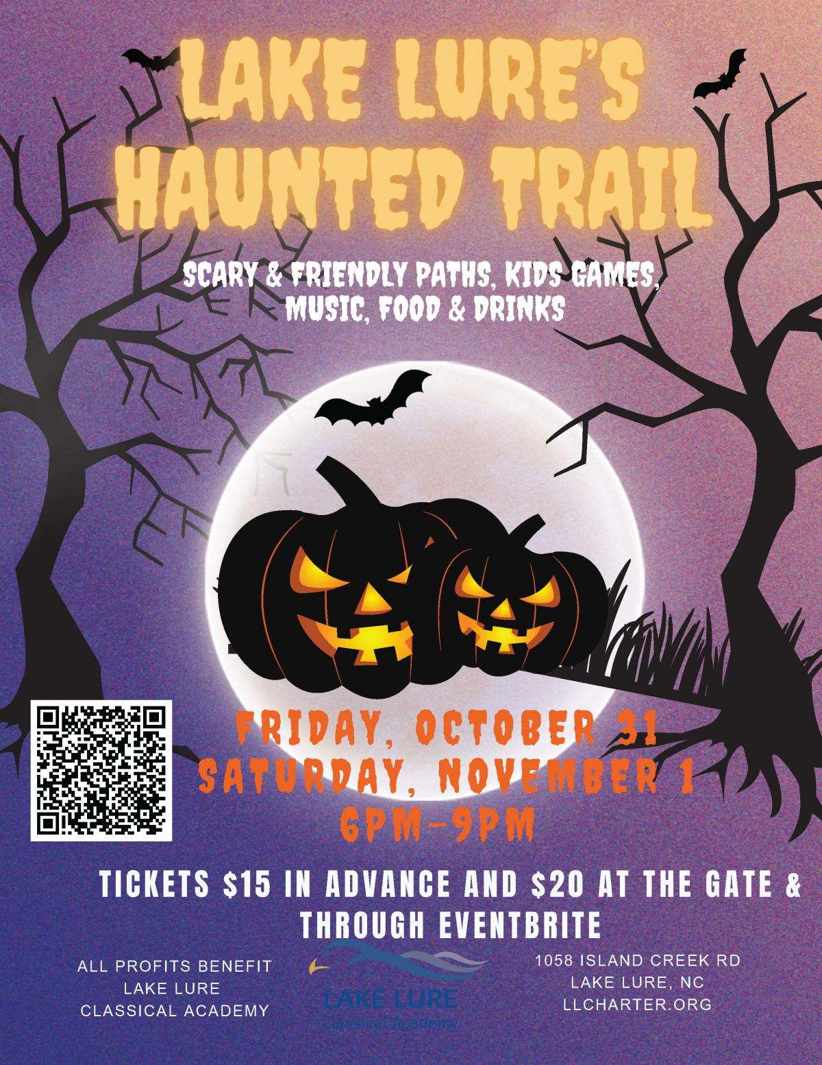 Lake Lure Classical Academy Haunted Trail
