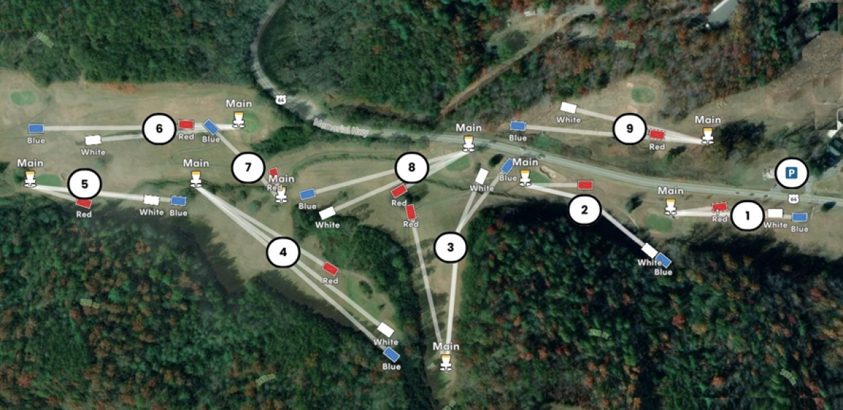 Disc Golf Course Map