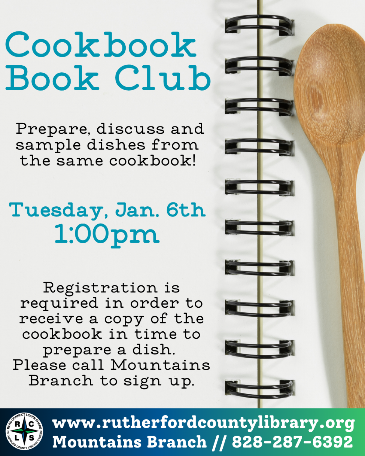 Mountains Branch Library Event - Cookbook Book Club 01-06-26 at 1