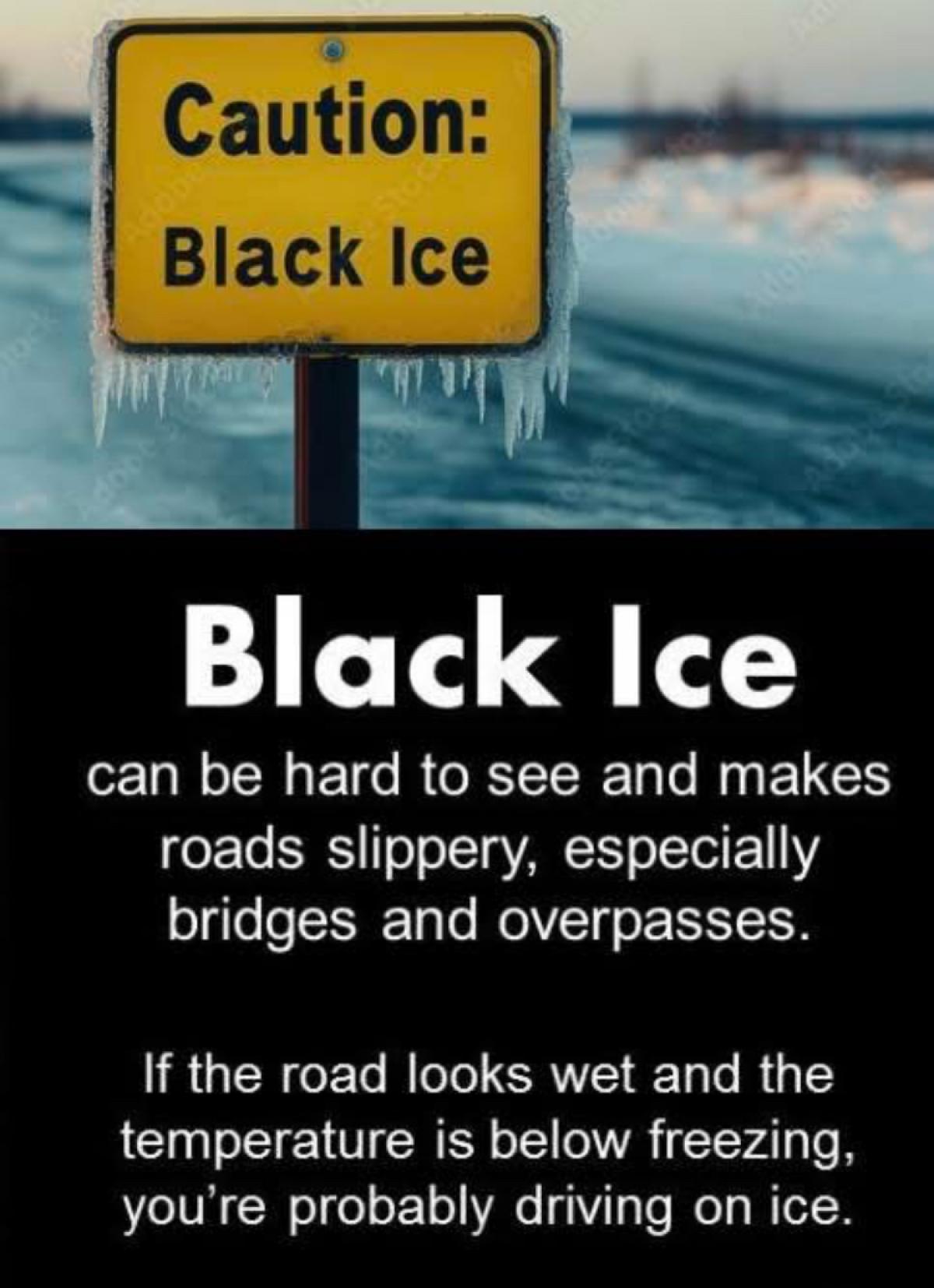 Beware of Black Ice
